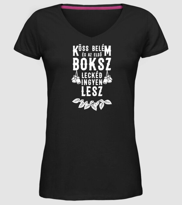  minta fekete pólón