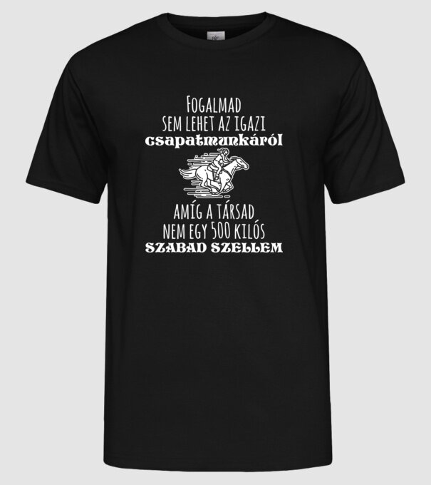  minta fekete pólón