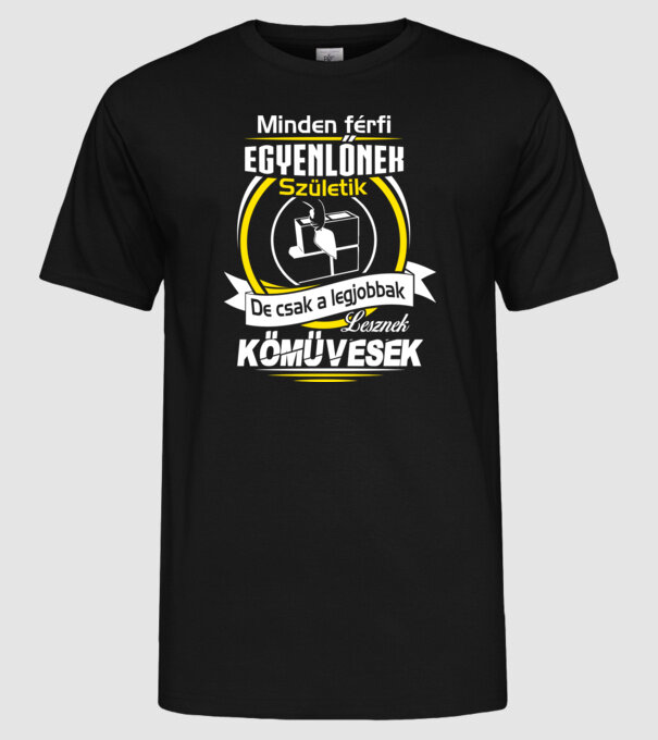  minta fekete pólón
