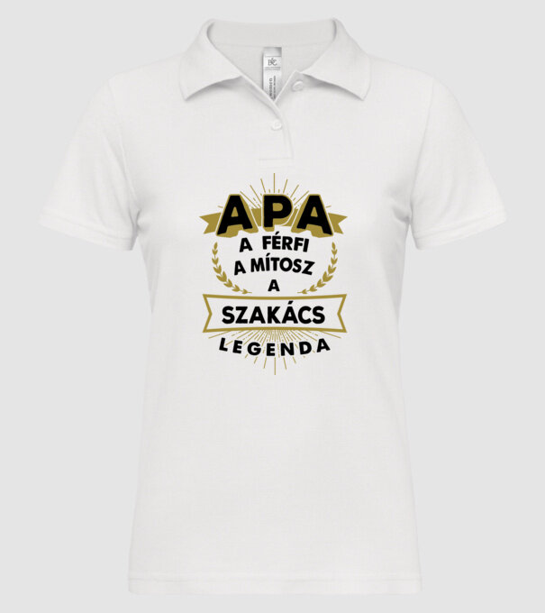  minta fehér pólón