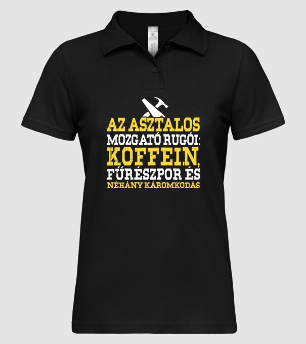  minta fekete pólón