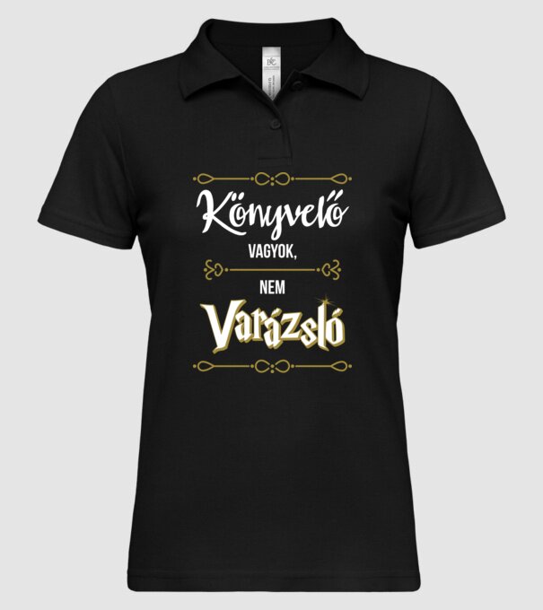  minta fekete pólón