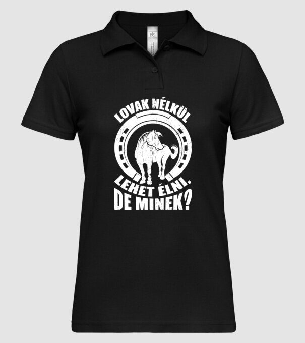  minta fekete pólón