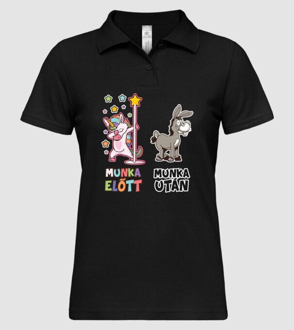  minta fekete pólón