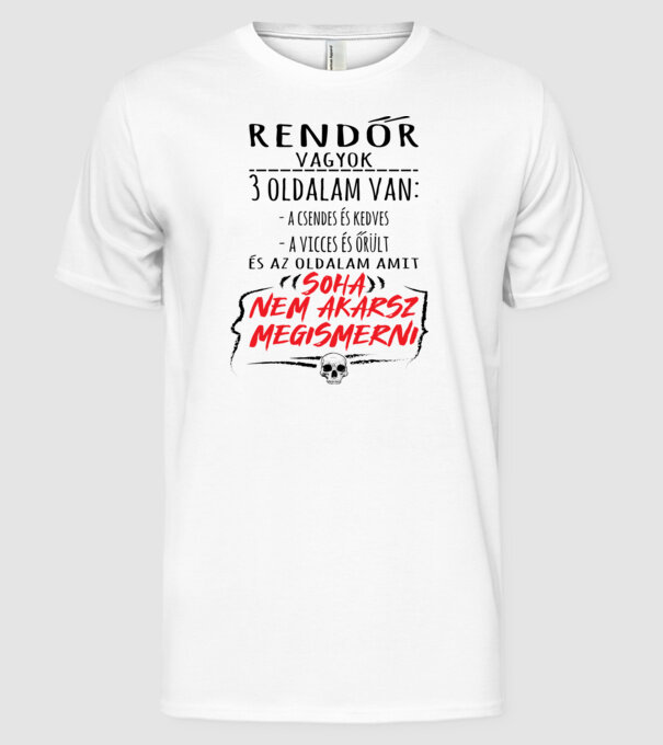 minta fehér pólón