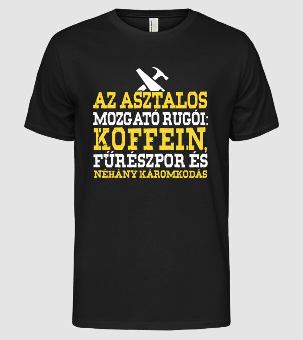 minta fekete pólón
