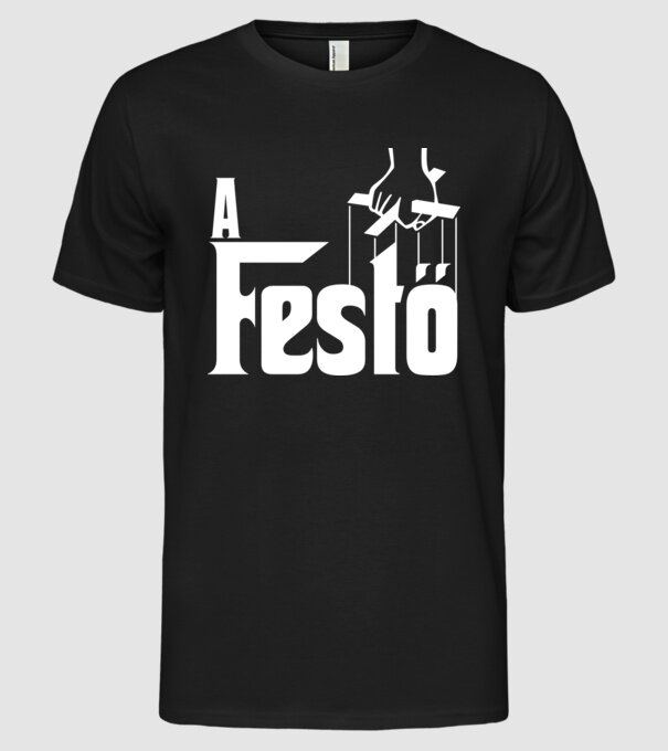  minta fekete pólón
