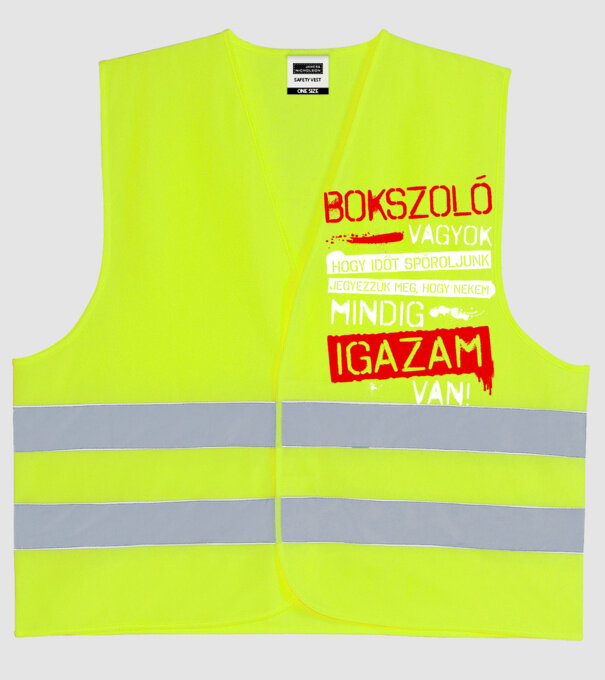  minta neonsárga pólón