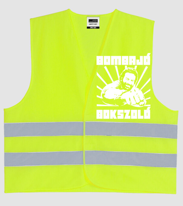  minta neonsárga pólón
