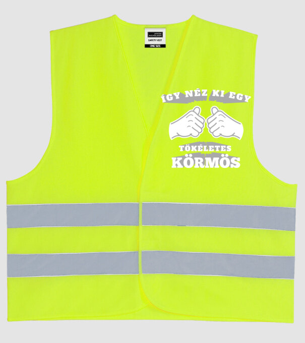  minta neonsárga pólón