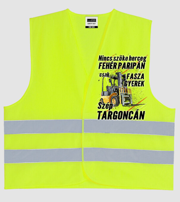  minta neonsárga pólón