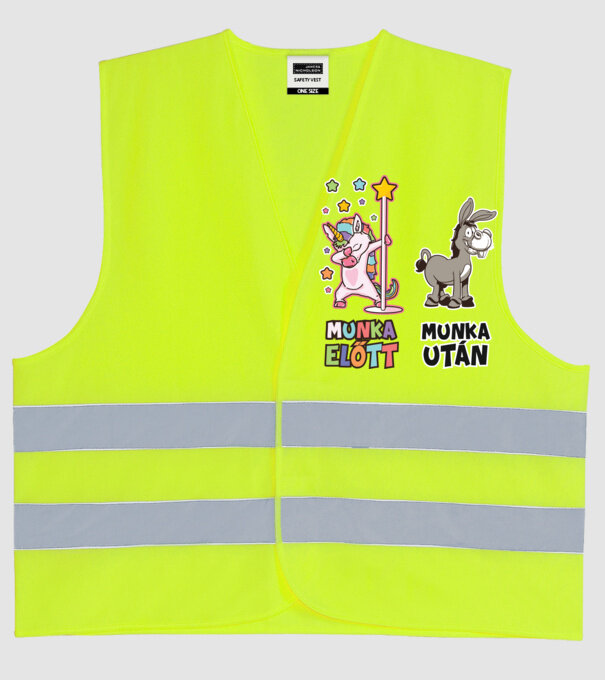  minta neonsárga pólón