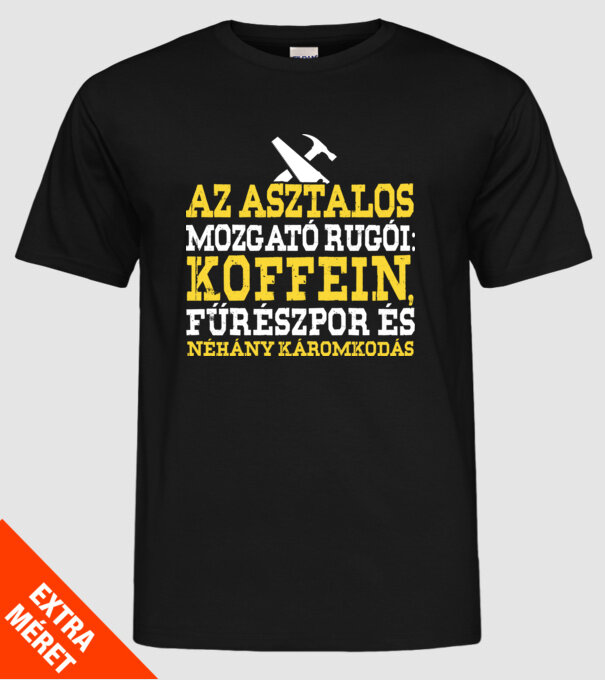  minta fekete pólón