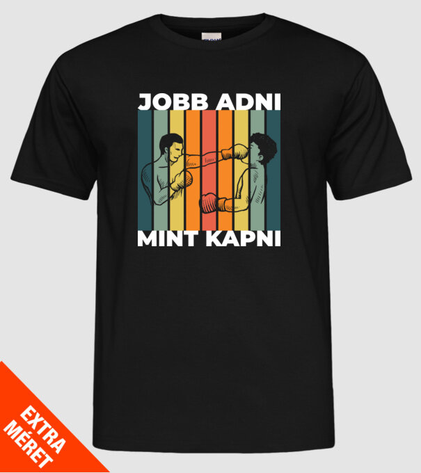  minta fekete pólón