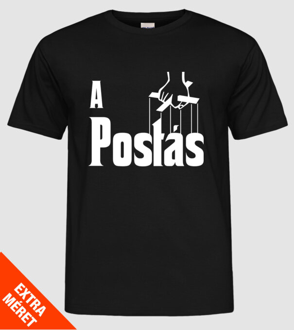  minta fekete pólón