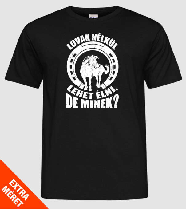  minta fekete pólón