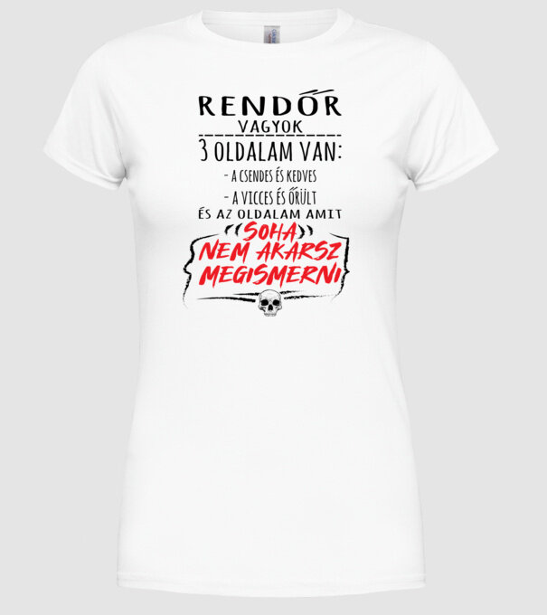  minta fehér pólón