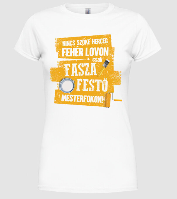  minta fehér pólón