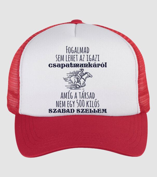  minta fehér/piros pólón