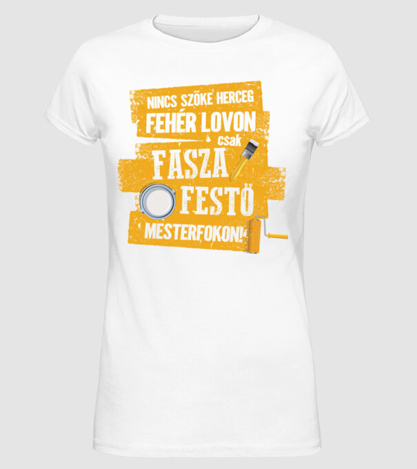  minta fehér pólón