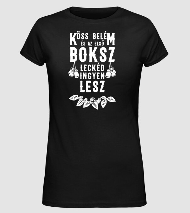  minta fekete pólón