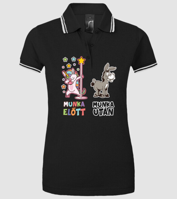  minta fekete pólón