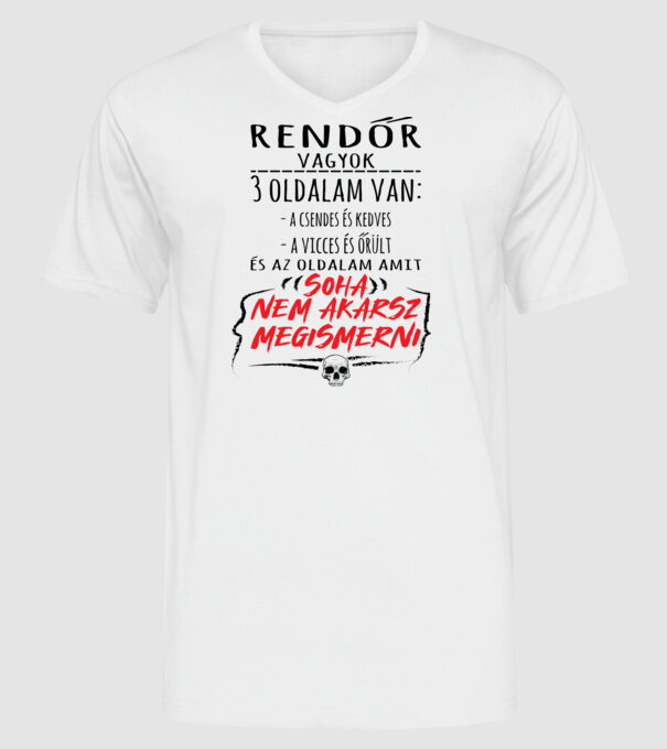  minta fehér pólón