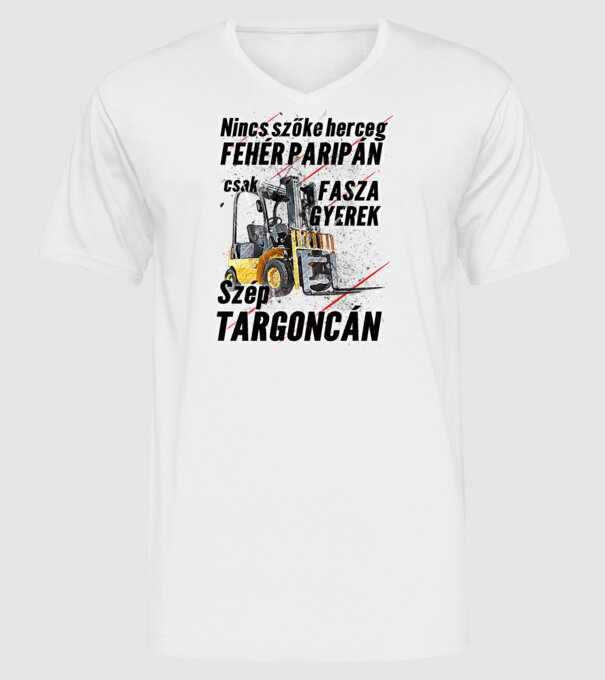  minta fehér pólón