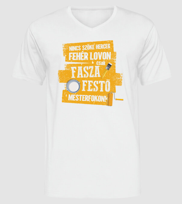  minta fehér pólón