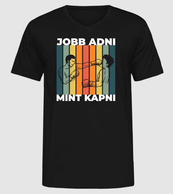 minta fekete pólón