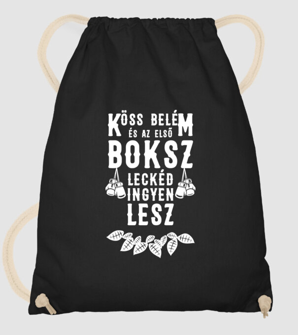  minta fekete pólón