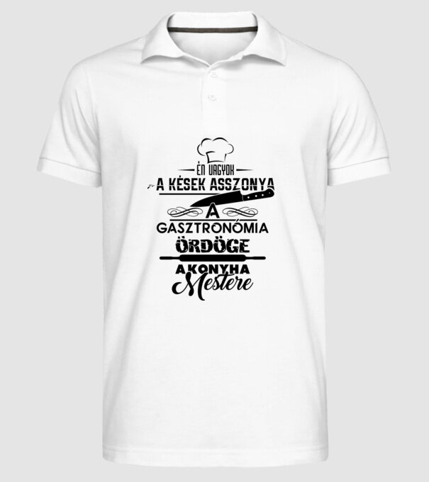  minta fehér pólón