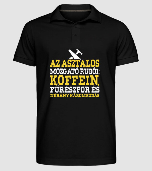  minta fekete pólón