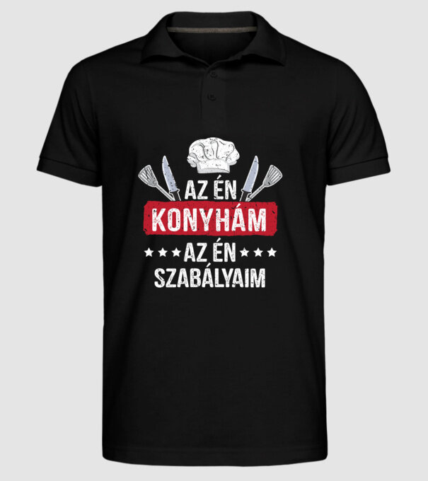  minta fekete pólón