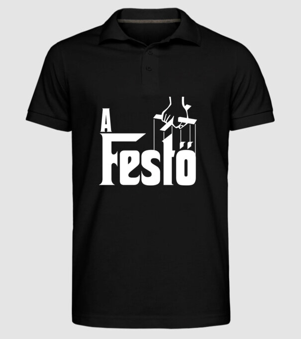  minta fekete pólón