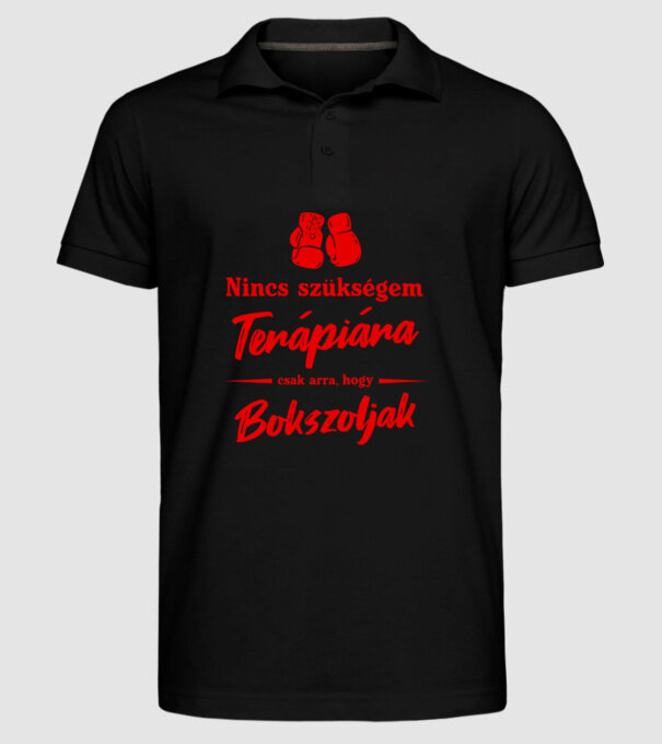  minta fekete pólón