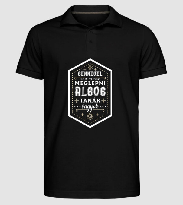  minta fekete pólón