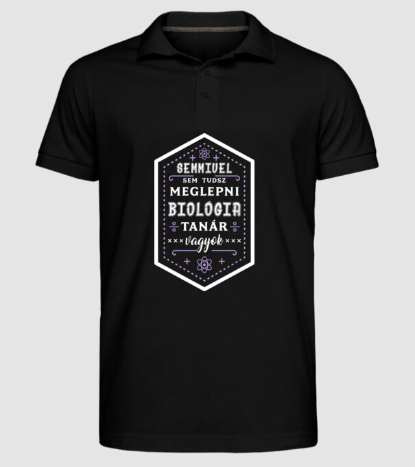  minta fekete pólón