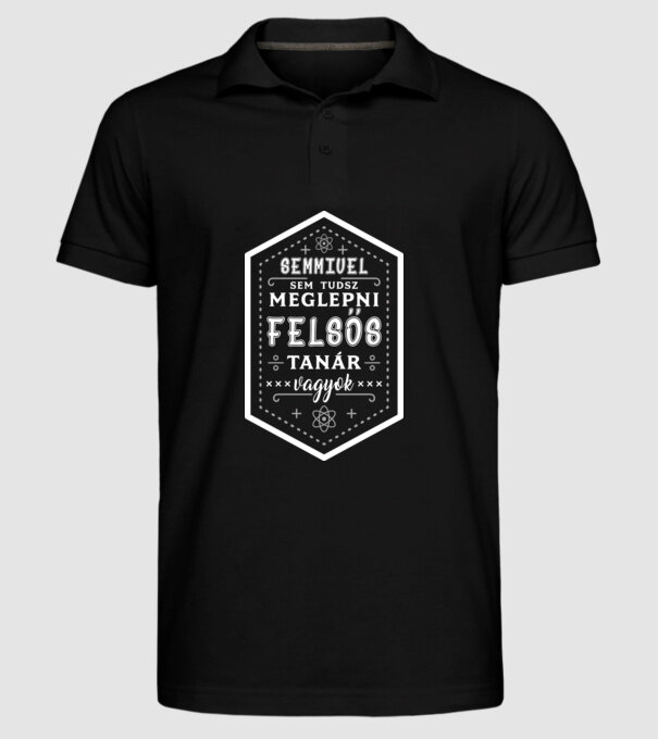  minta fekete pólón