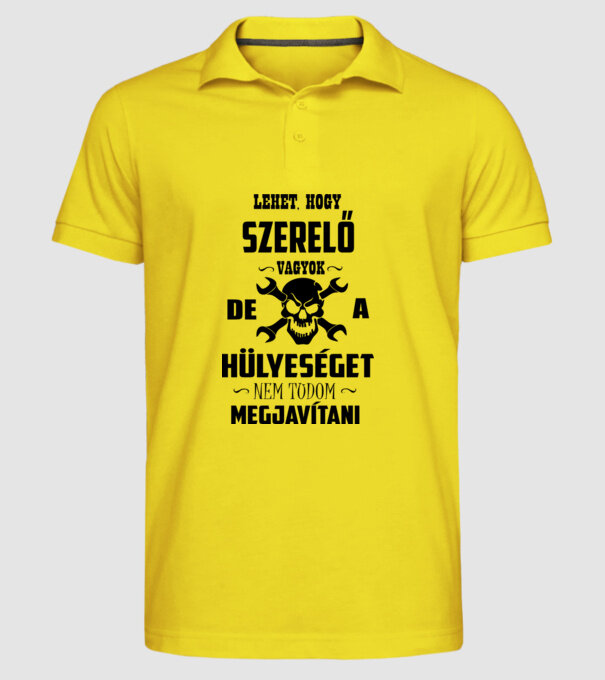  minta sárga pólón
