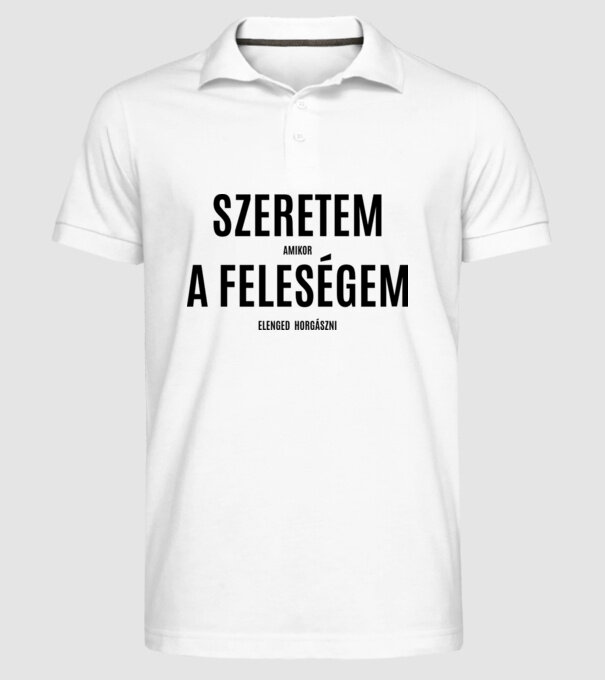  minta fehér pólón