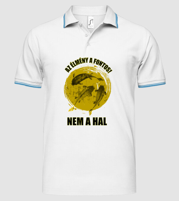  minta fehér pólón