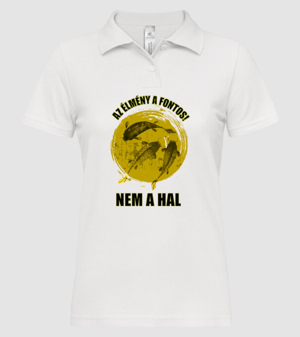  minta fehér pólón