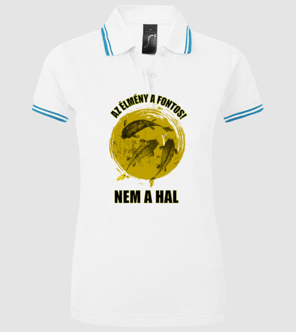  minta fehér pólón