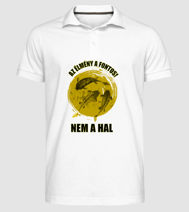  minta fehér pólón