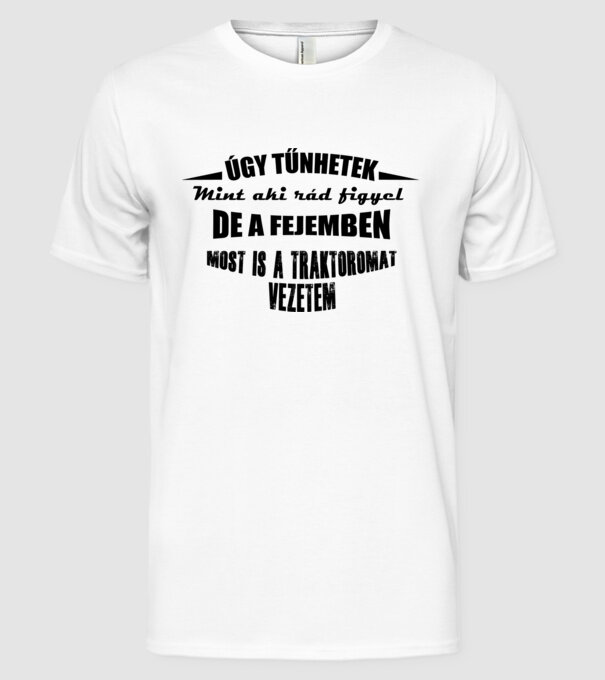  minta fehér pólón