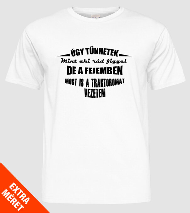  minta fehér pólón