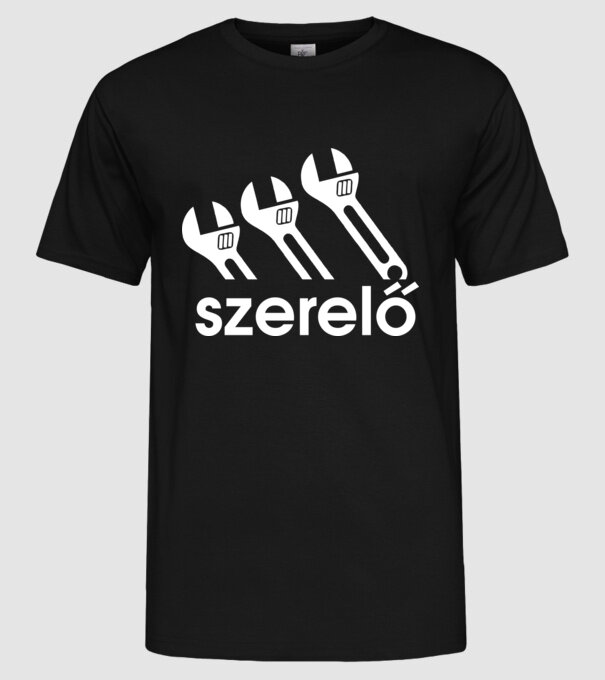  minta fekete pólón