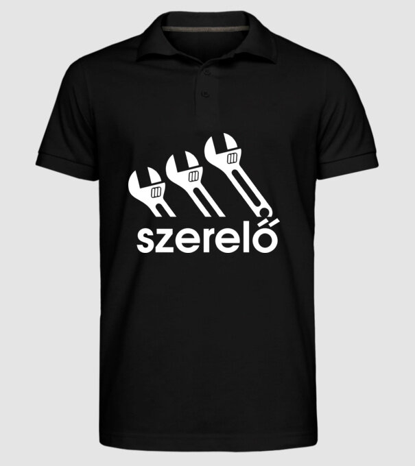  minta fekete pólón