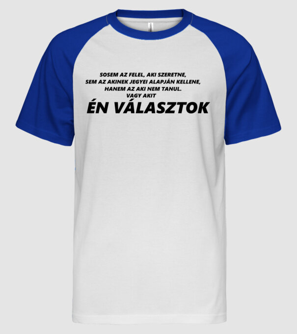  minta fehér/royal pólón